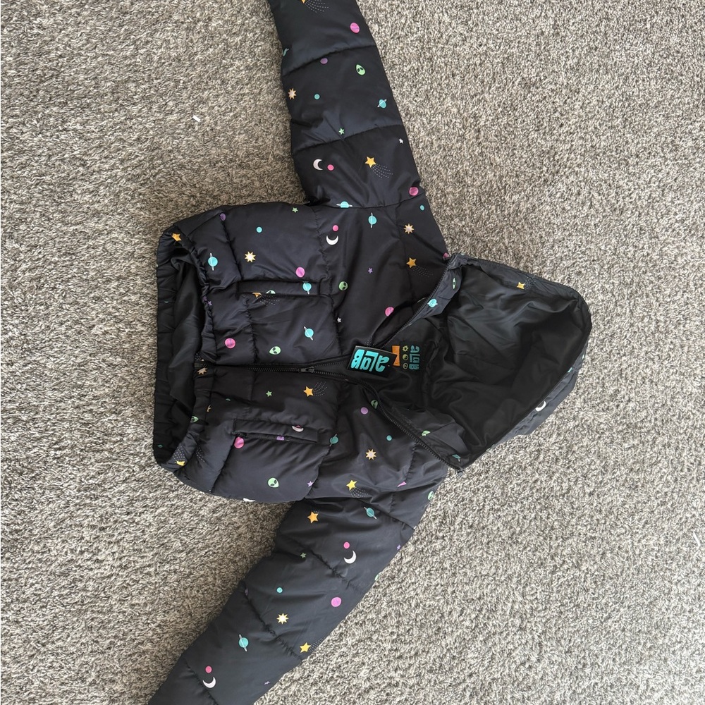 Zumiez Women Med Snowboard Winter Alien Space Coat Jacket